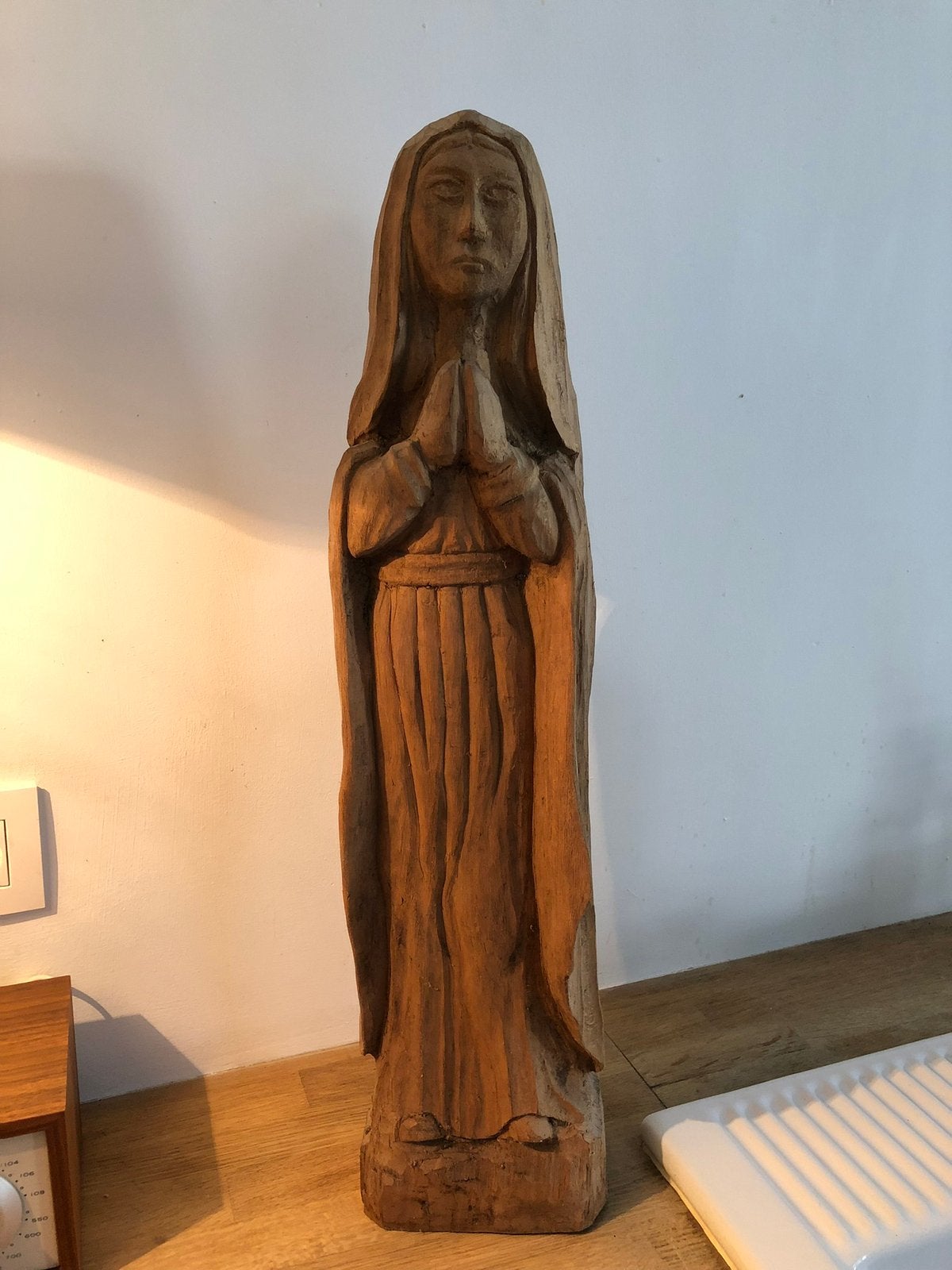 RELIGIE KERK HOUTSNIJWERK BEELD HOUT MARIA, Ophalen of Verzenden