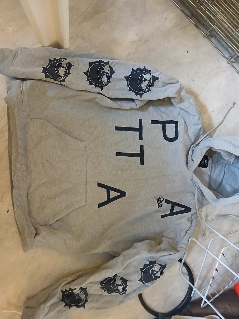 Patta Hoodie Grijs Maat L, Maat 52/54 (L), Ophalen of Verzenden, Patta, Grijs