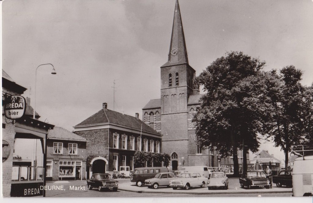 Deurne met auto's , DAF 33, Ford Anglia , Ford Taunus P4, Ophalen of Verzenden, 1960 tot 1980, Gelopen, Noord-Brabant