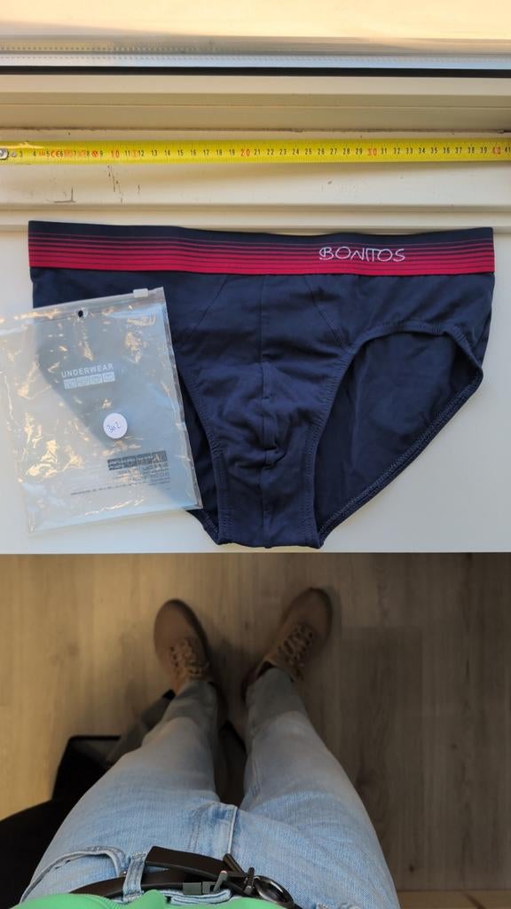 Bonitos heren slip maat L, nieuw, Kleding | Heren, Ondergoed, Ophalen of Verzenden, Blauw, Bonitos