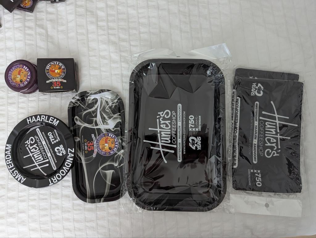 Hunters Coffeeshop Merch Collectie - Rolling Trays & Meer, Ophalen of Verzenden, Zo goed als nieuw