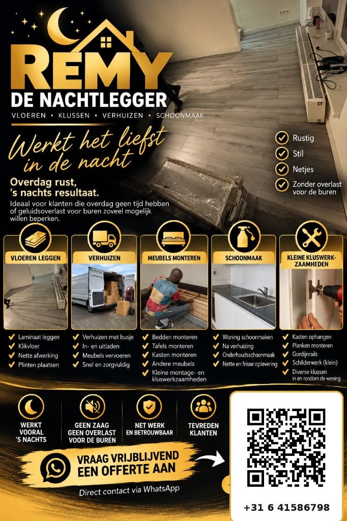 Laminaat leggen - vakkundige vloerlegger, ook s'avonds,, Laminaat of Parket