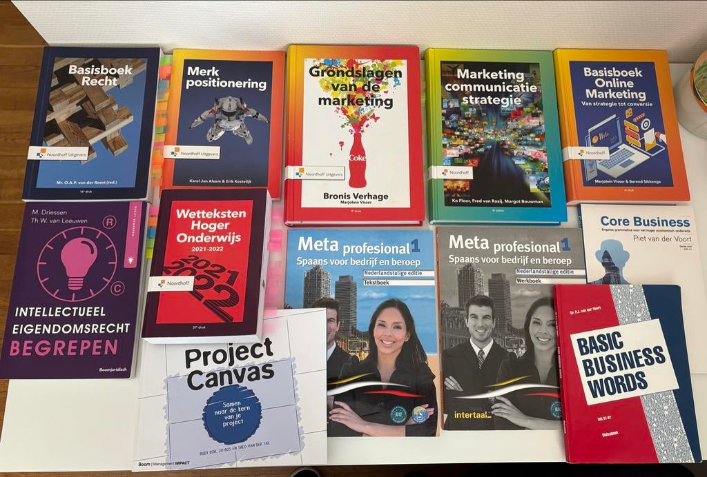 Boeken pakket Commerciële Economie, Boeken, Ophalen of Verzenden, Zo goed als nieuw, Economie en Marketing