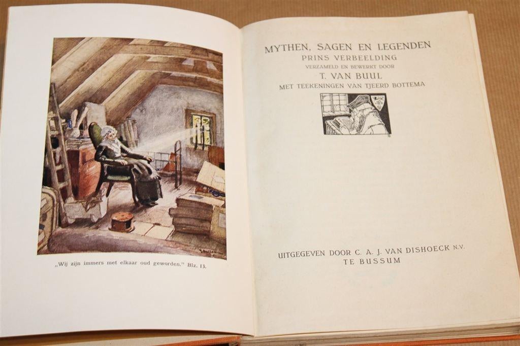 Mythen, Sagen en Legenden — Van Buul & Bottema [1935], Ophalen of Verzenden, Gelezen, Europa