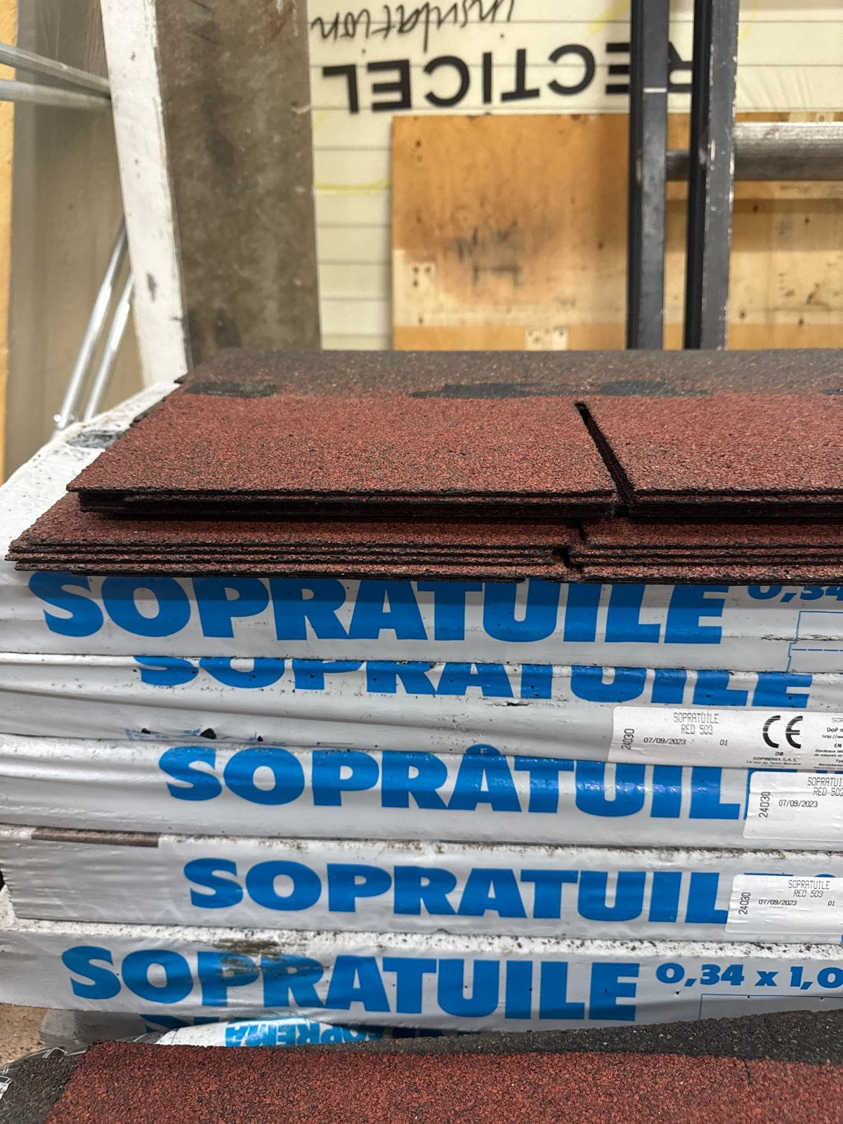 Rode dakshingles - Sopratuile RED 503, Ophalen, Overige materialen, Overige typen, Nieuw