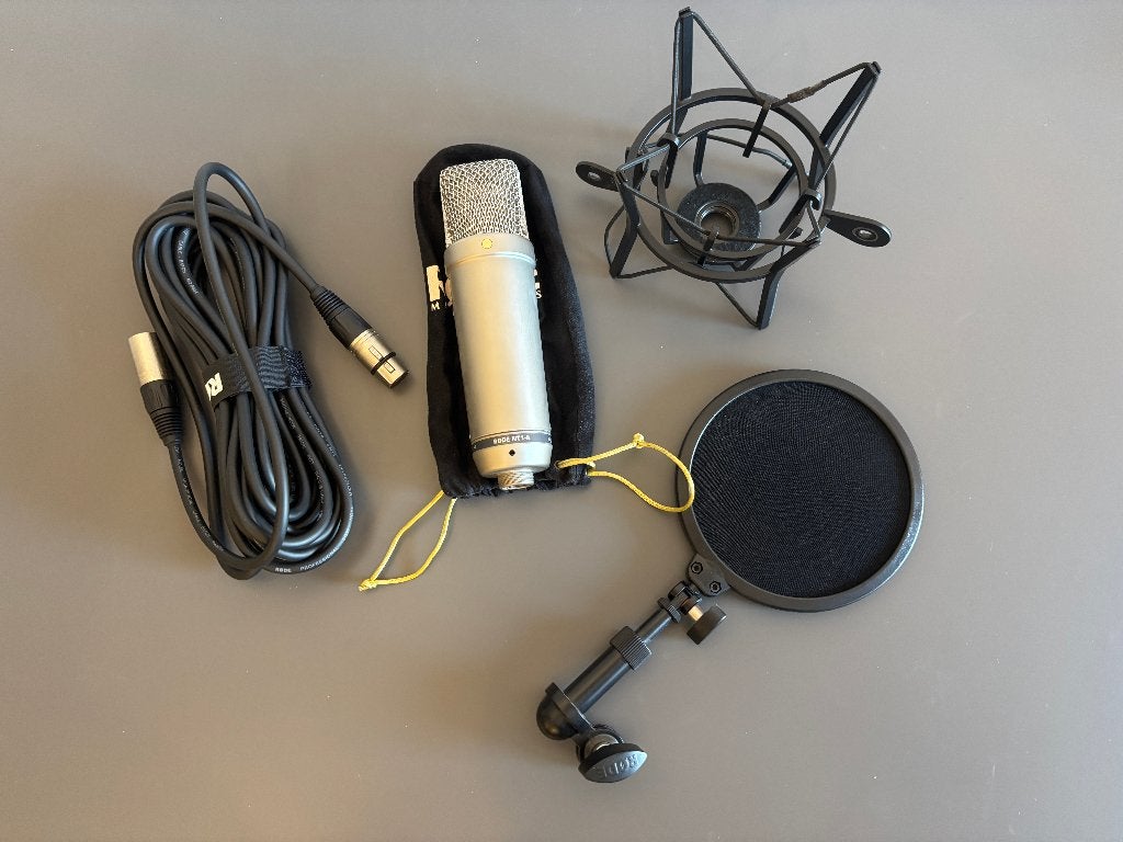 Rode NT1-A Studio Microfoon + kabel + shockmount + popscherm, Muziek en Instrumenten, Ophalen, Gebruikt, Studiomicrofoon