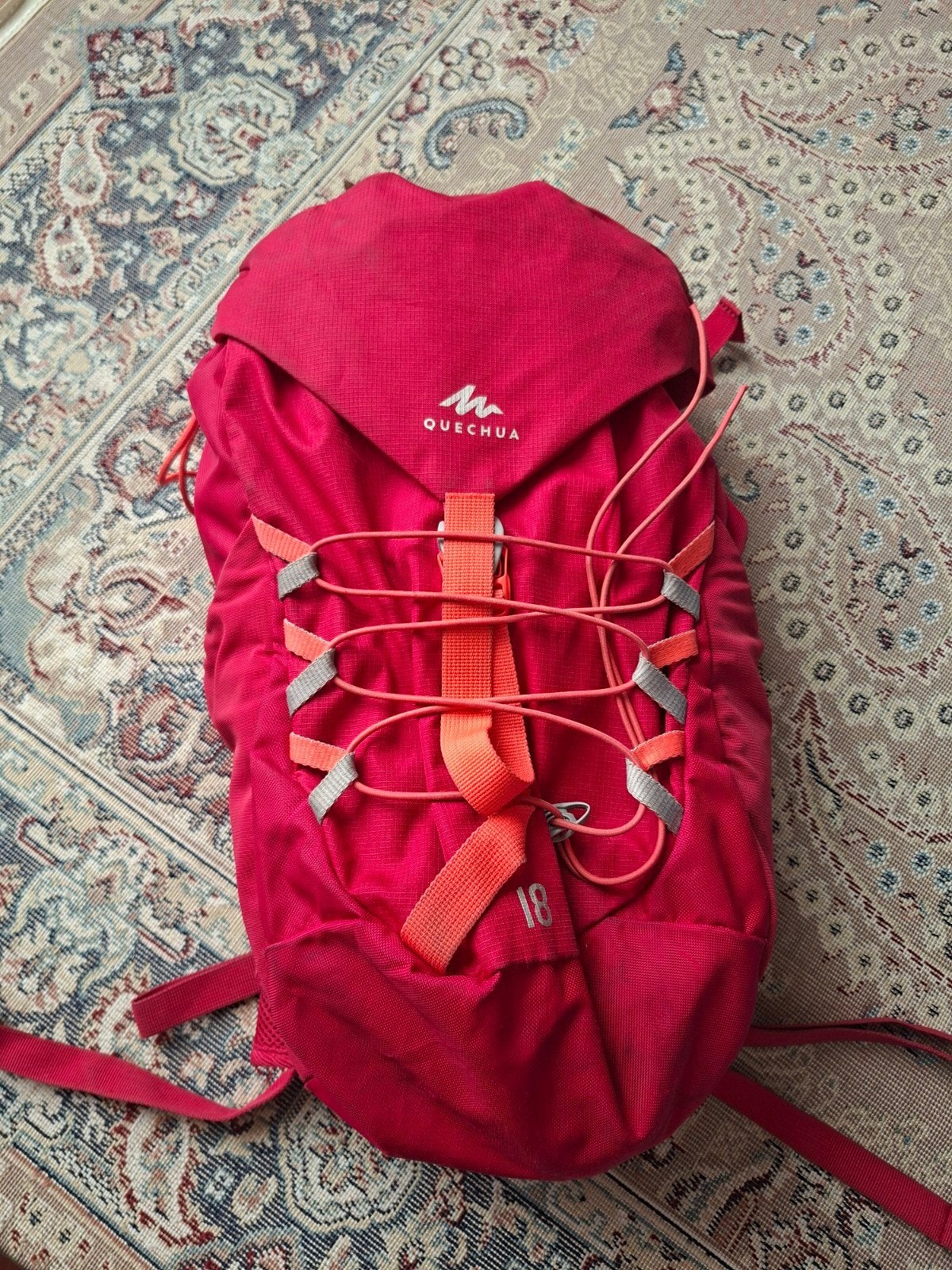 Roze dagrugzak 18L verstelbaar (130-150cm) - Quechua, Sieraden, Tassen en Uiterlijk, Tassen | Rugtassen, Ophalen of Verzenden