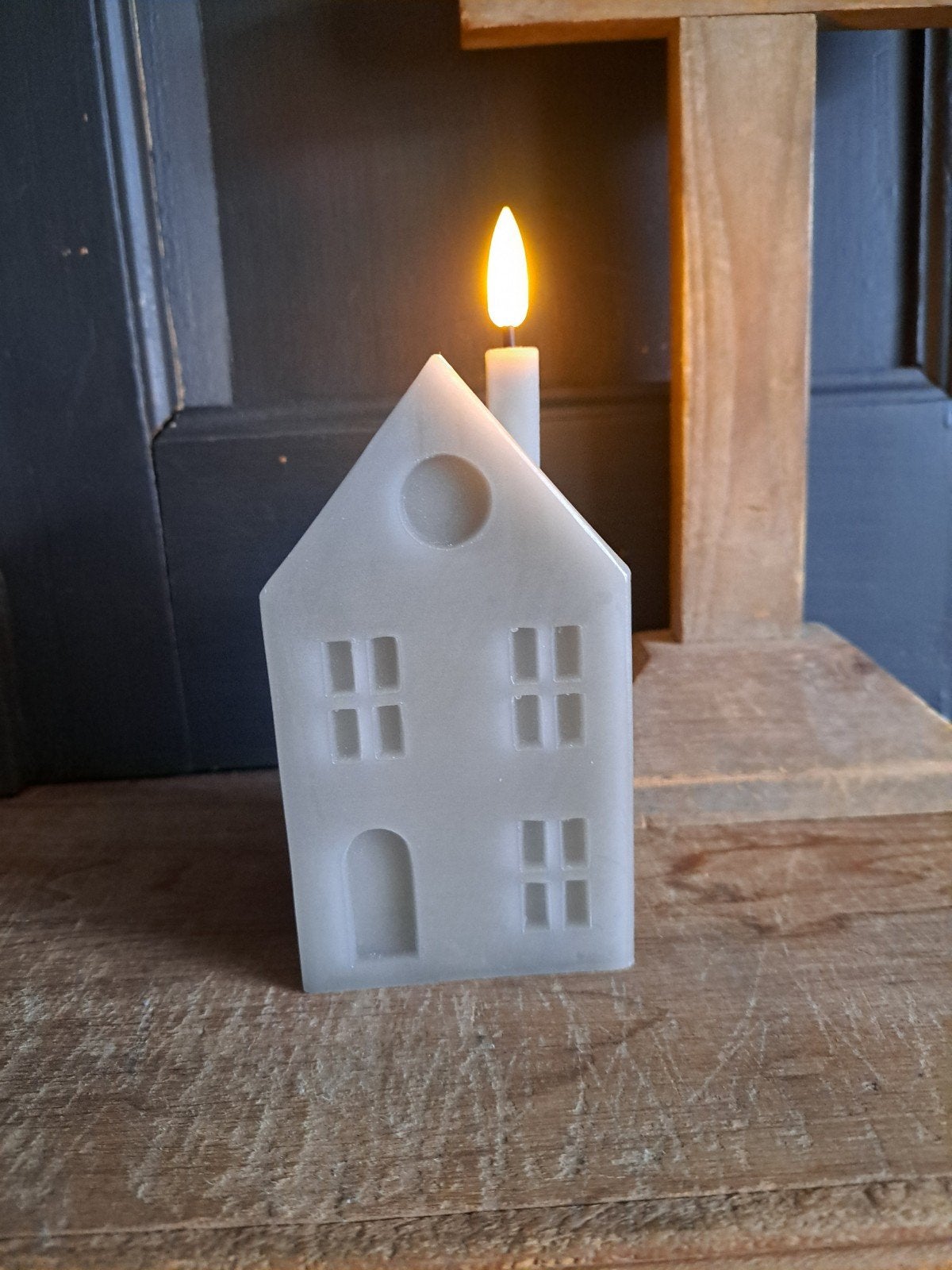 huis kaars op batterij landelijk,sober, Ophalen of Verzenden, X, Kaars, X