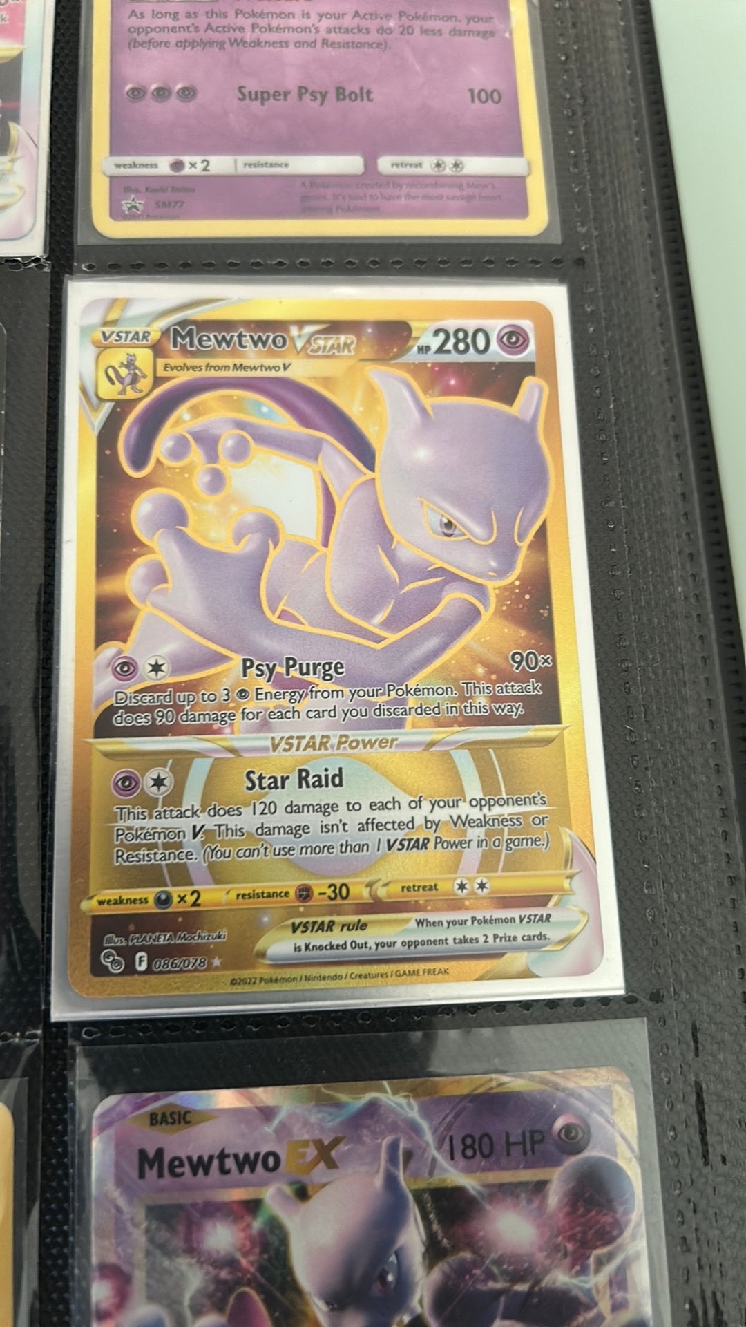 Mewtwo vstar, Ophalen of Verzenden, Zo goed als nieuw