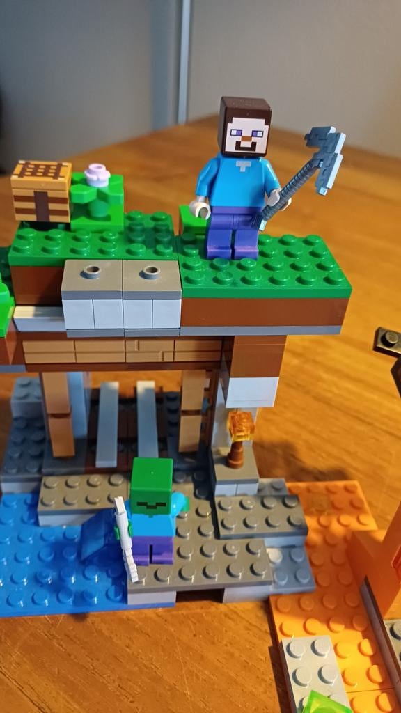 Lego Minecraft De Verlaten Mijn 21166, Ophalen of Verzenden, Zo goed als nieuw
