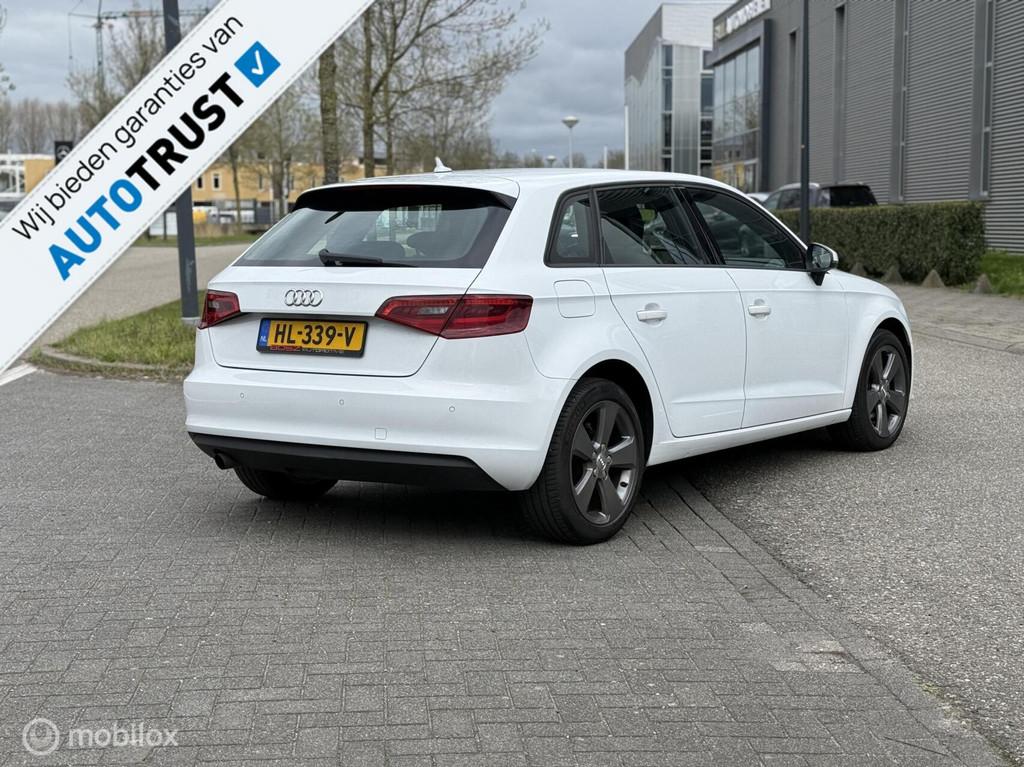 Audi A3 Sportback 1.2 TFSI DSG LED XENON LEER NAVI NAP, Euro 6, Met garantie (alle), Wit, Origineel Nederlands