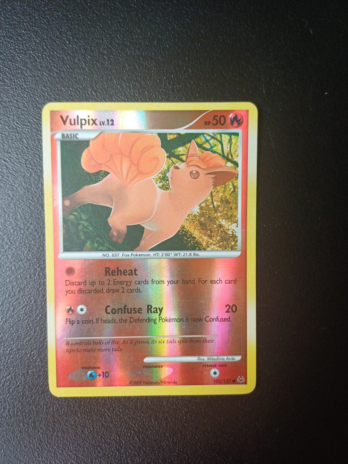 Vulpix #102 Platinum, Verzenden, Gebruikt, Losse kaart