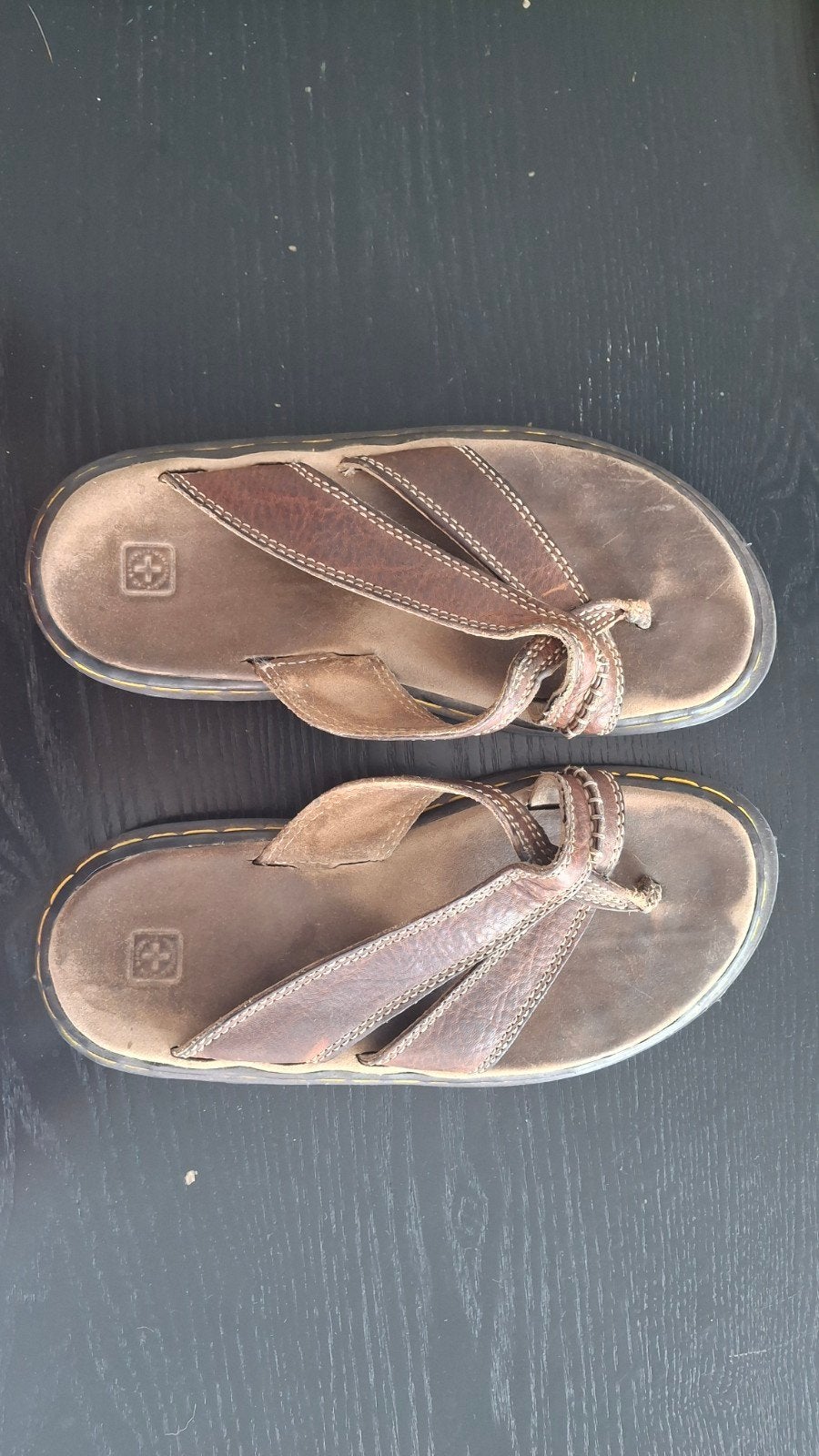 Dr. Martens sandalen slippers maat 39, Bruin, Dr. Martens, Gedragen, Sandalen of Muiltjes