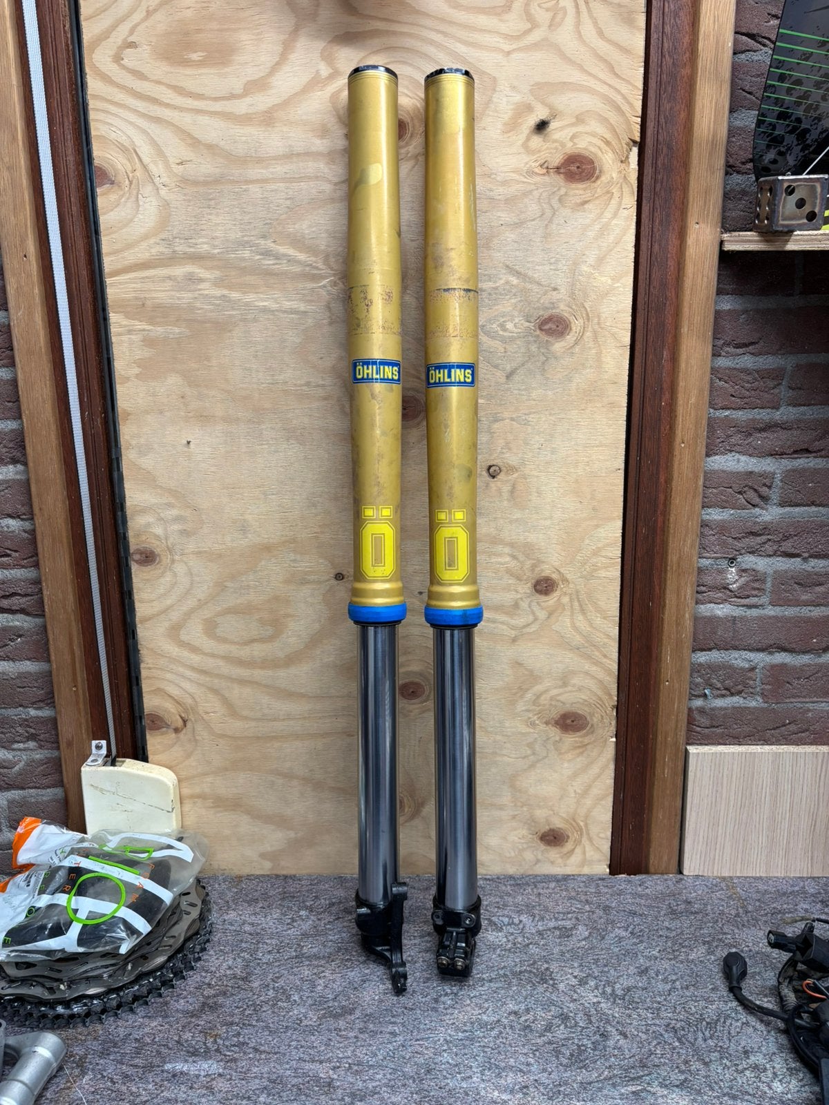 KTM 450cc 2022 REIGER voorpoten met Ohlins binnenwerk., Ophalen of Verzenden, ., ., .