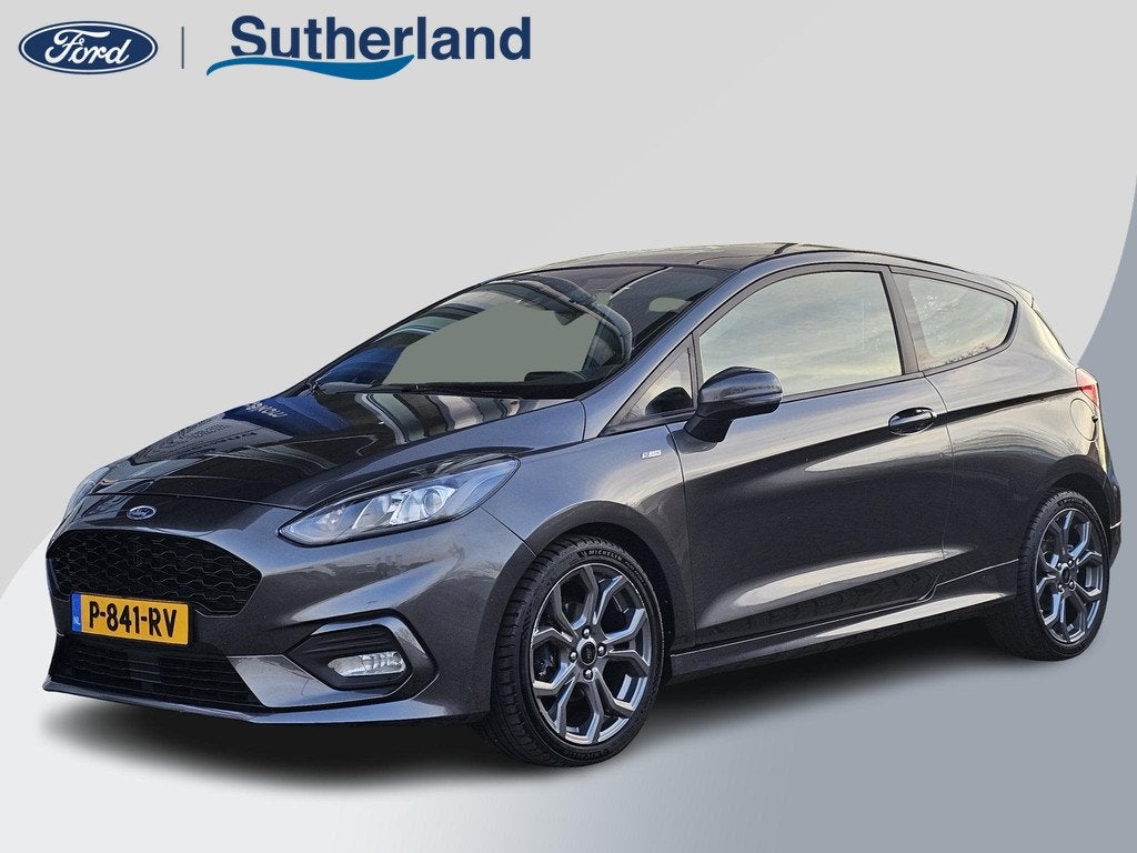 Ford Fiesta 1.0 EcoBoost ST-Line | Navigatie | Camera | Crui, Auto's, 101 pk, Gebruikt, Euro 6, Leder en Stof