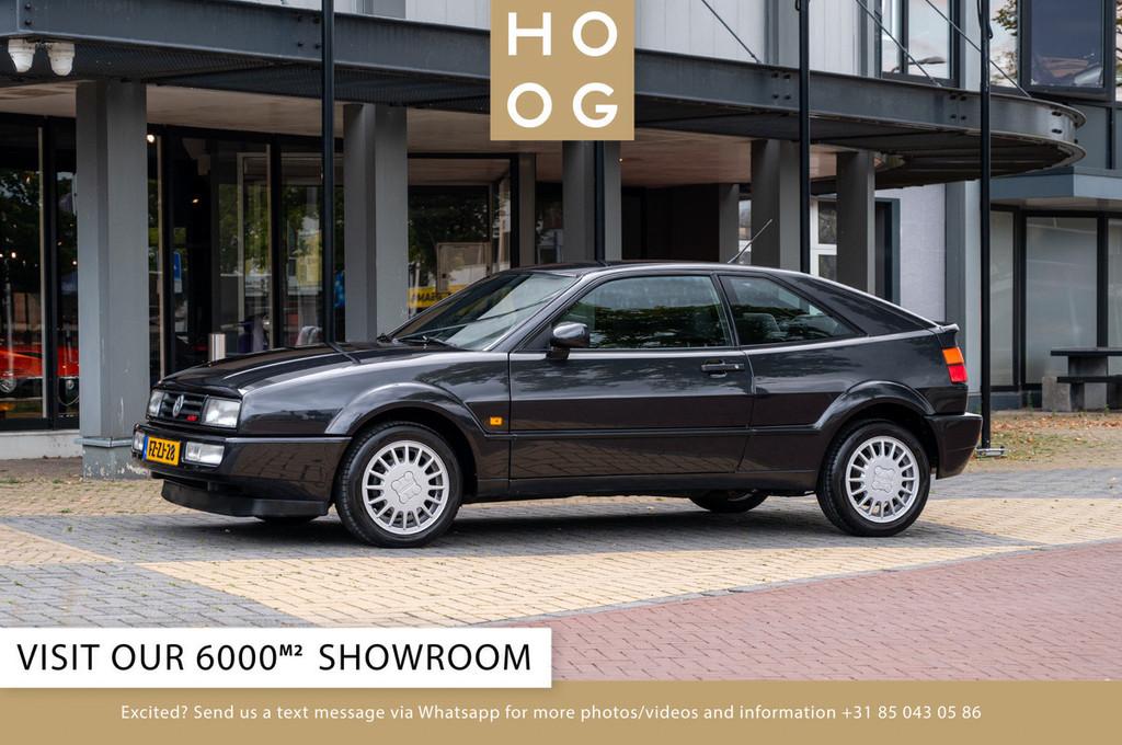 Volkswagen Corrado 2.0 16V (bj 1993), Auto's, Voorwielaandrijving, Zwart, 1984 cc, Zwart
