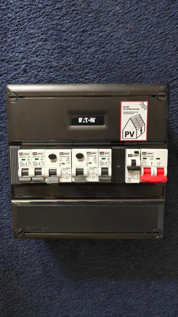 Meterkast met PV-beveiliging, Doe-het-zelf en Verbouw, Elektra en Kabels, Overige typen, Ophalen of Verzenden
