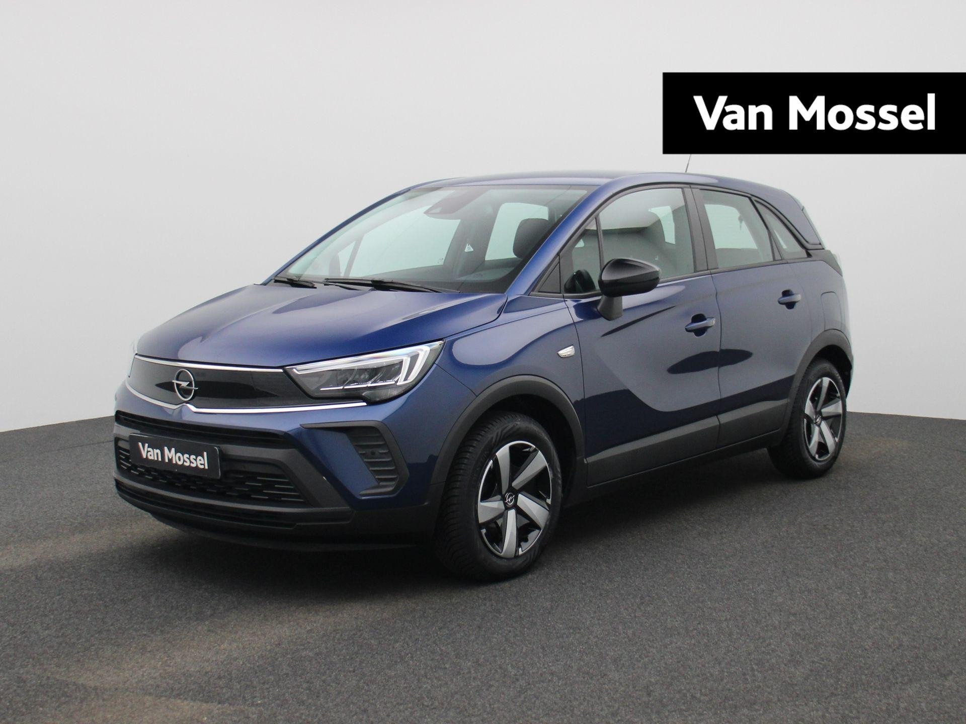 Opel Crossland 1.2 61kW S/S Edition | Navigatie | Apple Carp, Auto's, Stof, Gebruikt, Zwart, Blauw