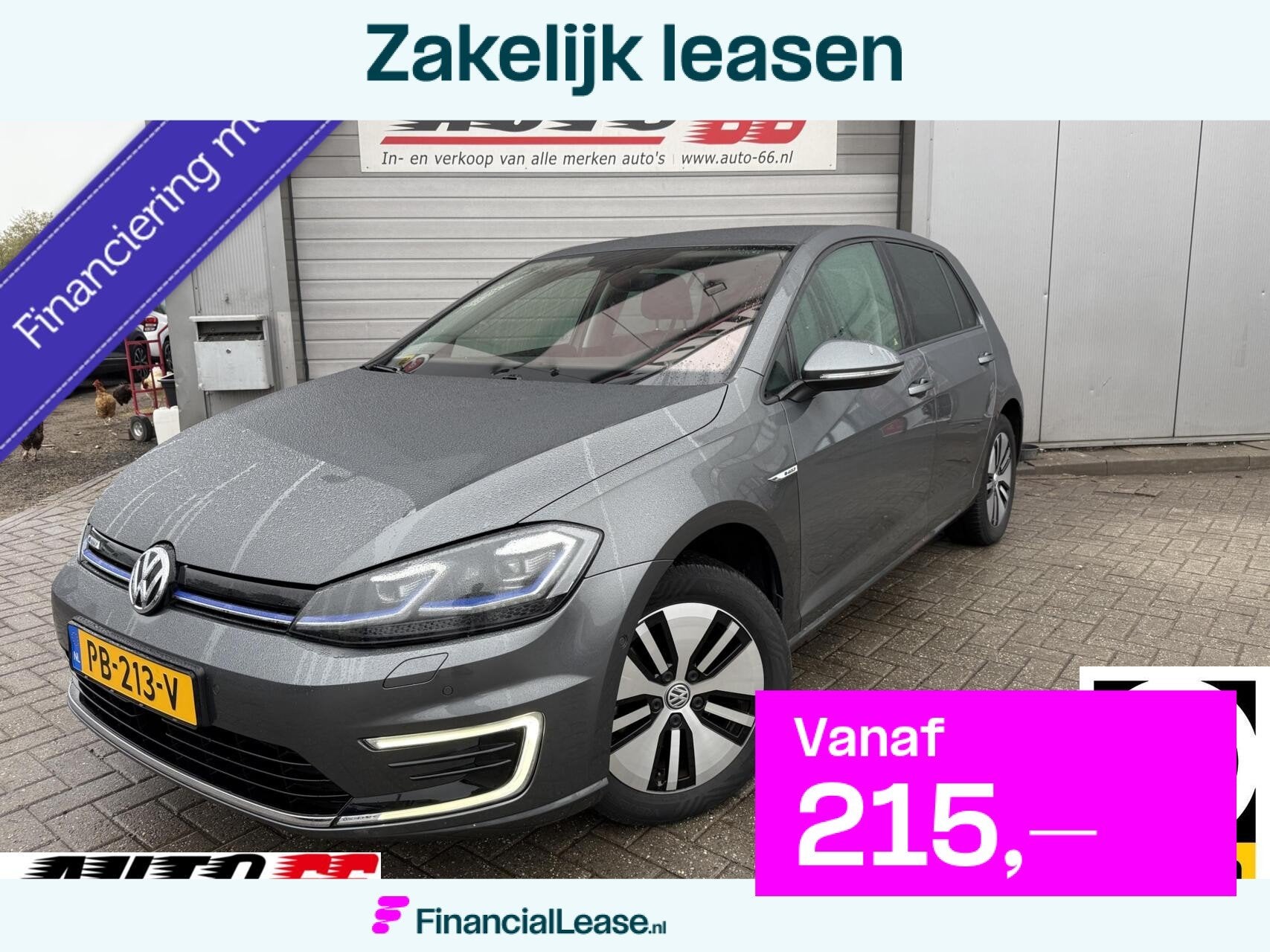 Volkswagen e-Golf e-Golf, 136 pk, Gebruikt, Zwart, Met garantie (alle)