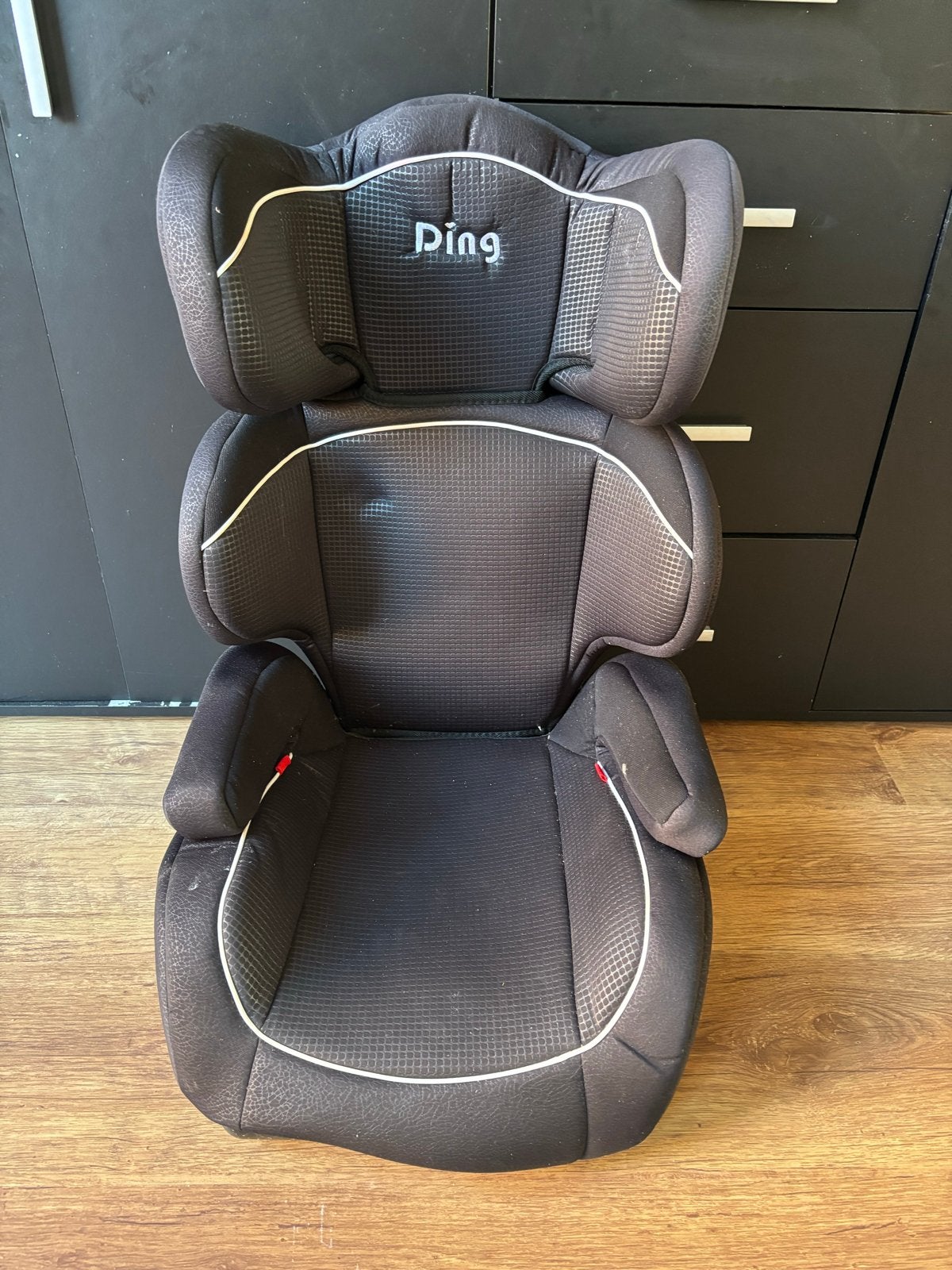 Ding autostoel - Zwart, verstelbaar,, Afneembare rugleuning, 9 t/m 36 kg, Ophalen, Overige merken