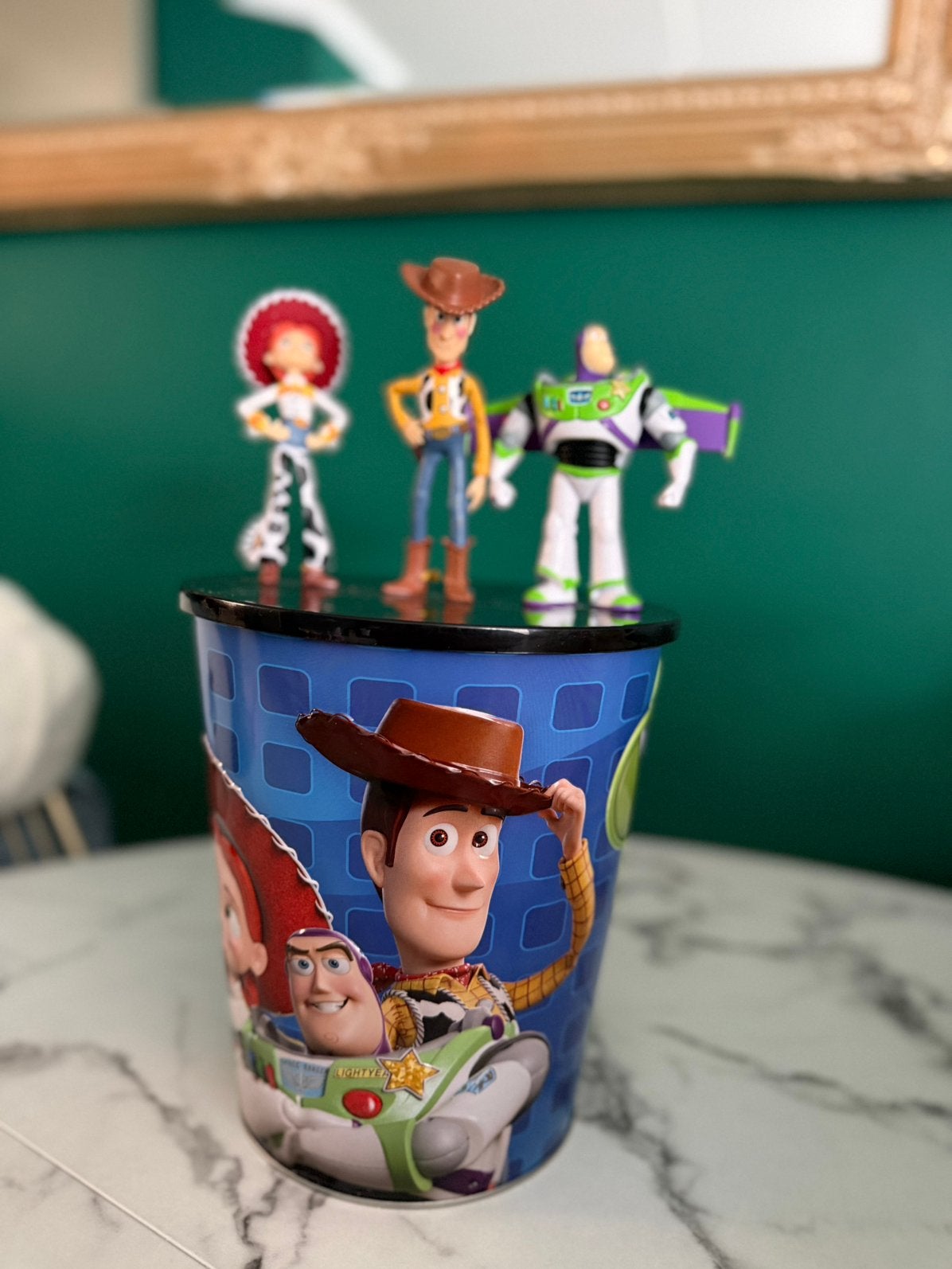 Disney Pixar Toy Story 5 Popcorn Bucket Woody Buzz Jessie, Ophalen of Verzenden, Overige figuren, Zo goed als nieuw, Beeldje of Figuurtje