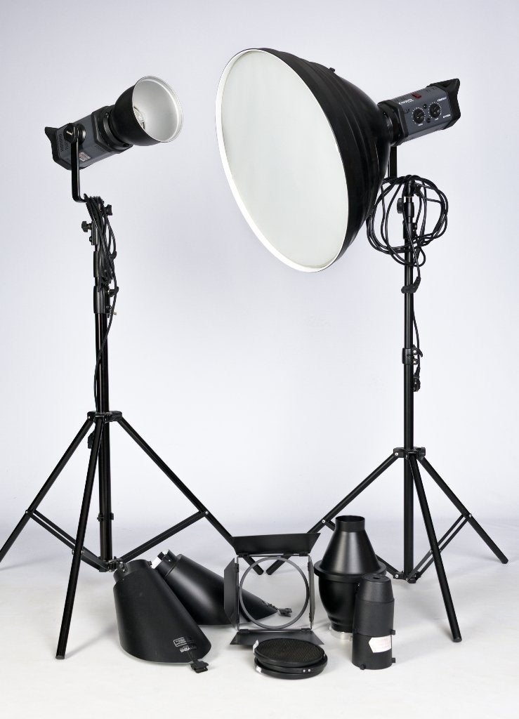 2 x Bowens Esprit Gemini 500 met softbox, beauty dish enz, Complete fotostudio, Zo goed als nieuw, Overige merken, Ophalen