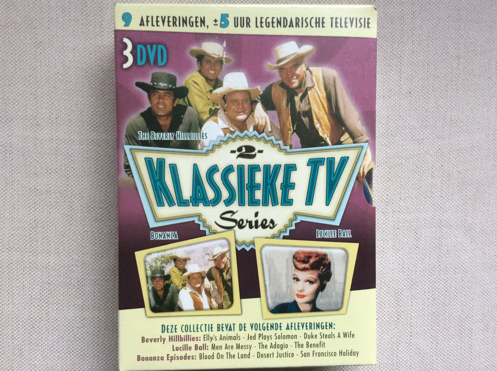 Klassieke TV Series - 3 DVD Boxset Nieuw €7,50 per box, Alle leeftijden, Ophalen, Nieuw in verpakking