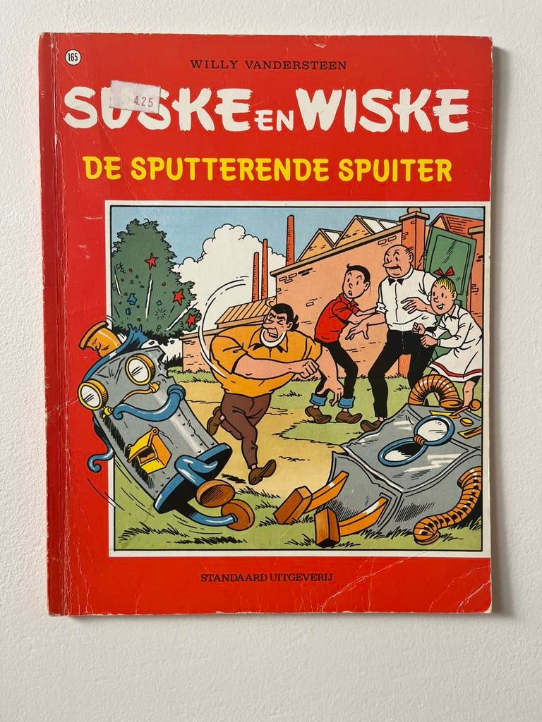 Suske en wiske 165 de sputterende spuiter eerste 1e druk, Boeken, Stripboeken, Eén stripboek, Ophalen of Verzenden, Zo goed als nieuw