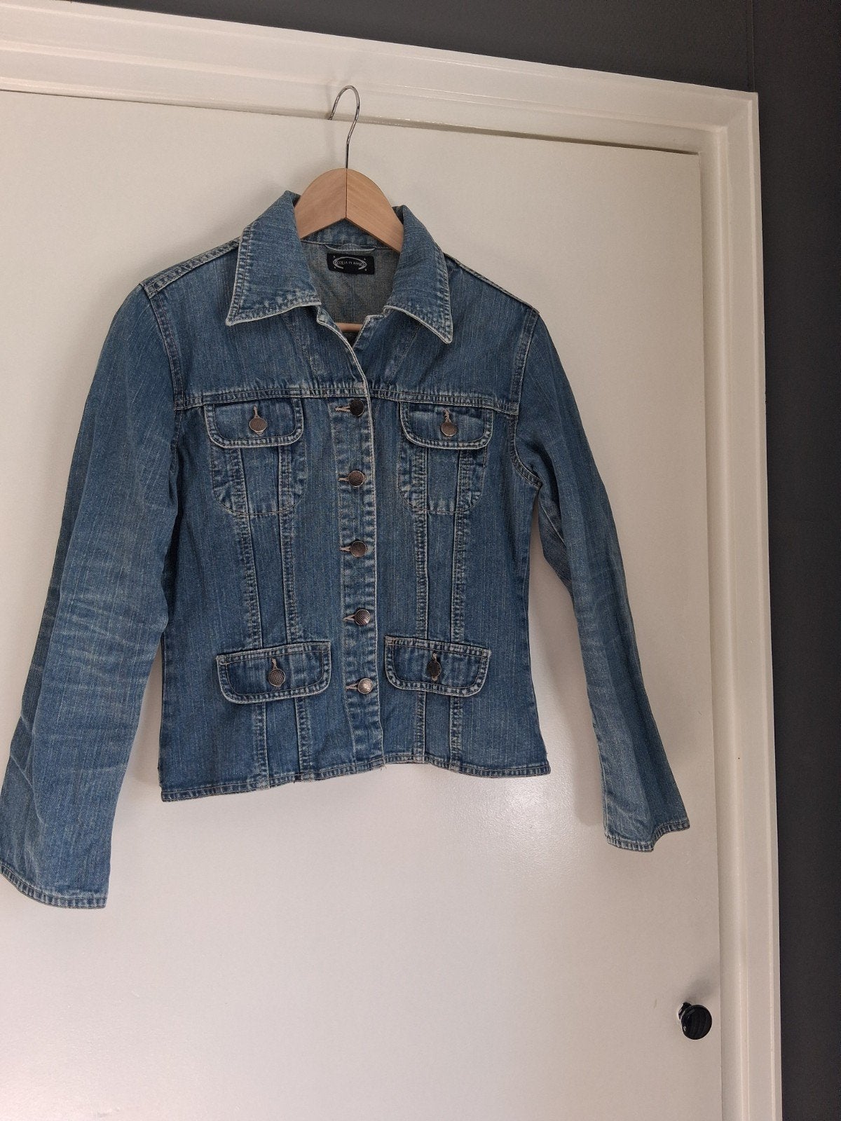 Spijkerjack maat S van Cecilia Classics, Cecilia Classics, Blauw, Ophalen of Verzenden, Maat 36 (S)