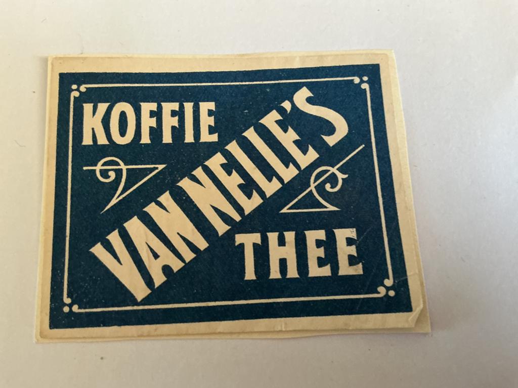 O139 etiket Van Nelle, Ophalen of Verzenden, Zo goed als nieuw