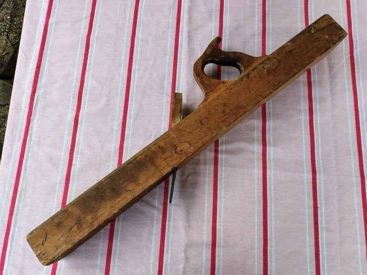 Nooitgedagt schaaf - Vintage houten schaaf, Doe-het-zelf en Verbouw, Gereedschap | Handgereedschap, Ophalen of Verzenden, Gebruikt