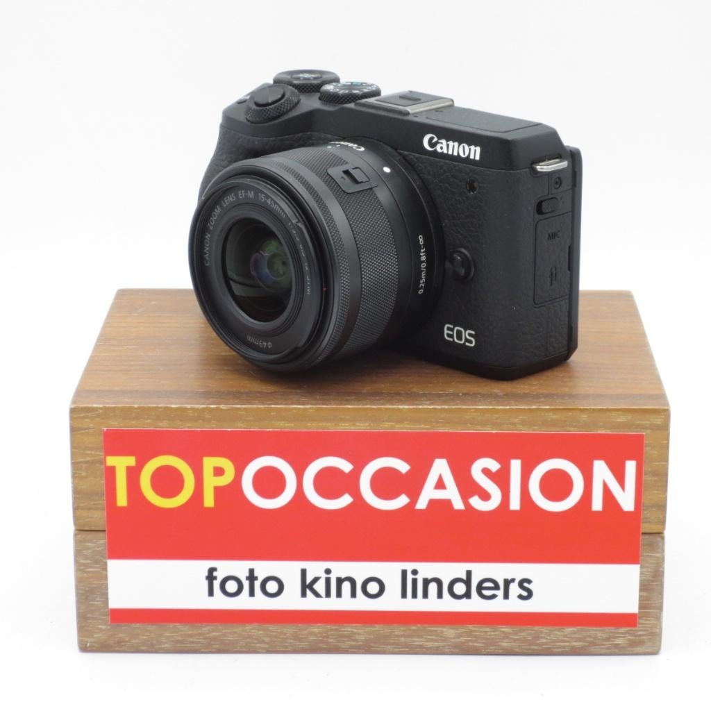 OCCASION: Canon EOS M6 II + 15-45mm, Ophalen of Verzenden, Gebruikt, Canon, 8 keer of meer
