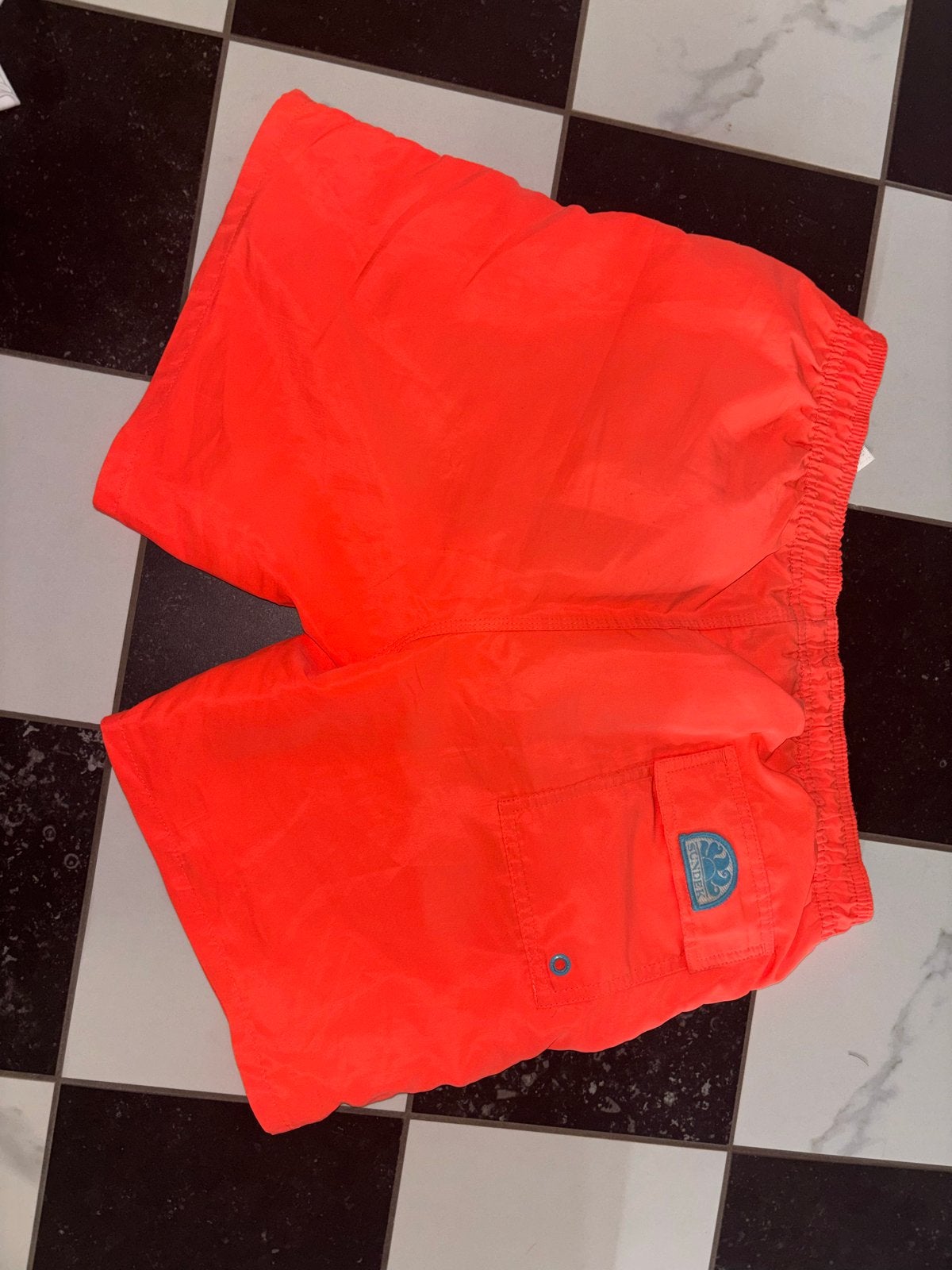 Sundek zwemshort S - Neon Oranje, Ophalen of Verzenden, Maat 46 (S) of kleiner, Oranje, Zwemshort