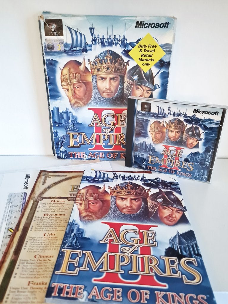 Age of Empires II - (Travel Retail Market edition) - PC box, Spelcomputers en Games, Games | Pc, Gebruikt, 1 speler, Ophalen of Verzenden