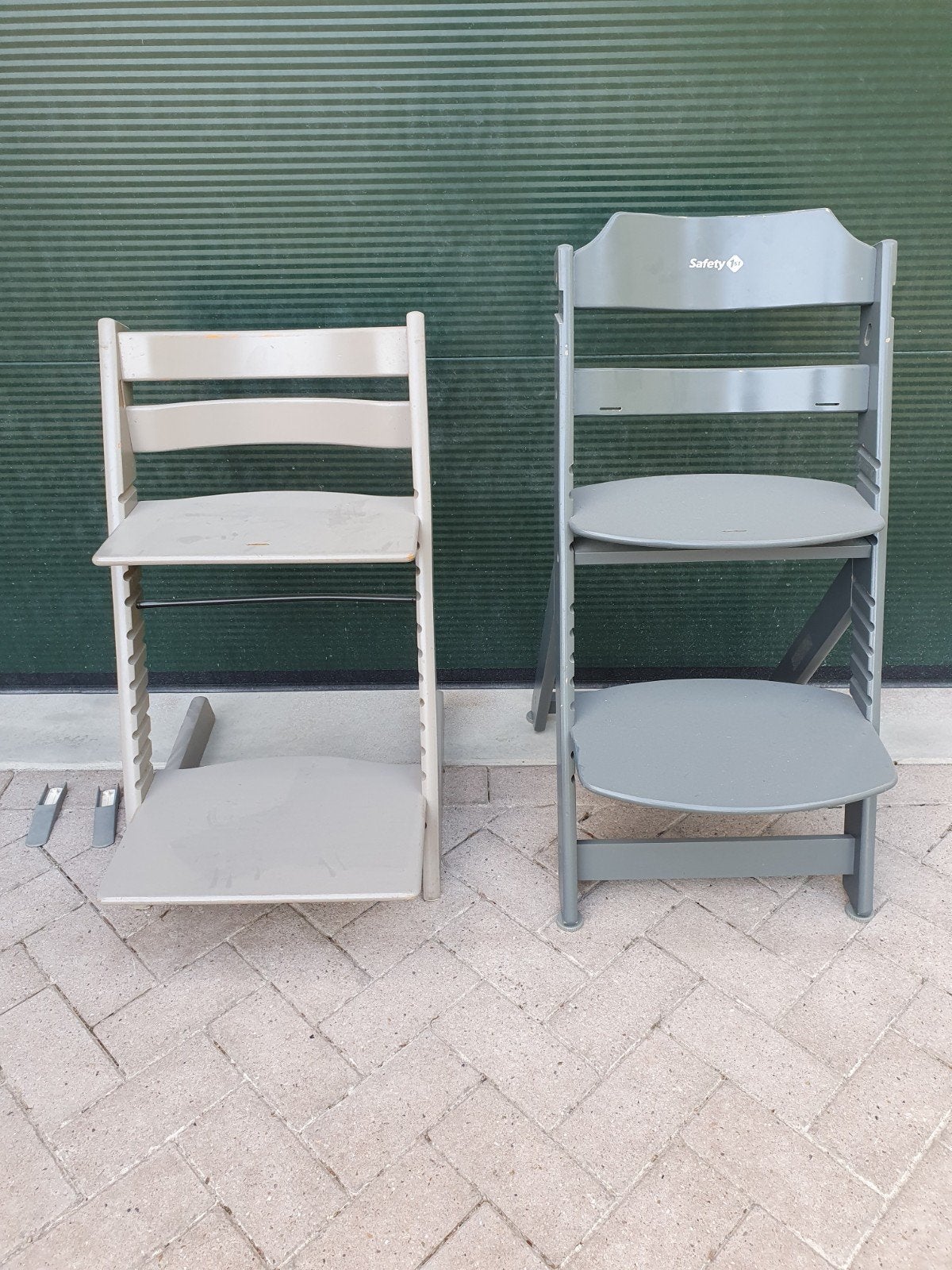 Twee meegroeistoelen, Safety 1st en Trip Trap, Ophalen, Gebruikt, Meegroeistoel