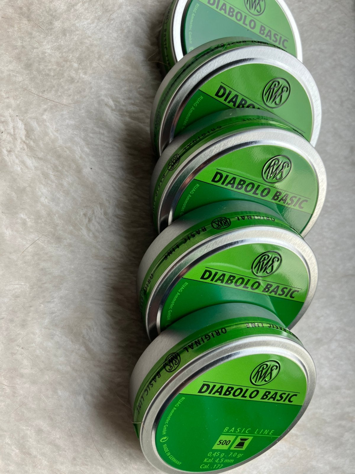RWS Basic Diabolo 4.5mm, Verzenden, Nieuw