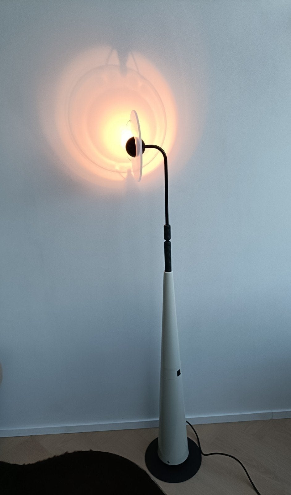 Arteluce Club 1195 vloerlamp, Ophalen, E27 (groot), Zo goed als nieuw, Metaal