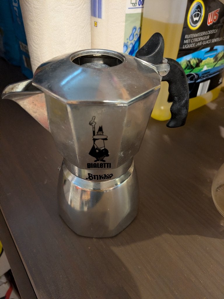 Bialetti Brikka moka pot espresso, Gebruikt, Espresso apparaat, Gemalen koffie, Ophalen of Verzenden