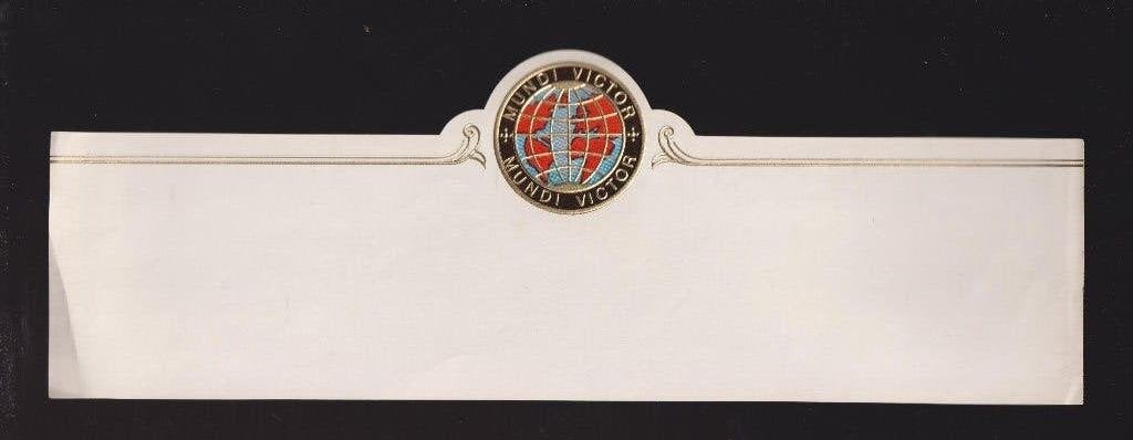 sigarenbanden - etiket - MUNDI VICTOR, Ophalen of Verzenden, Zo goed als nieuw, Sigarenbandjes