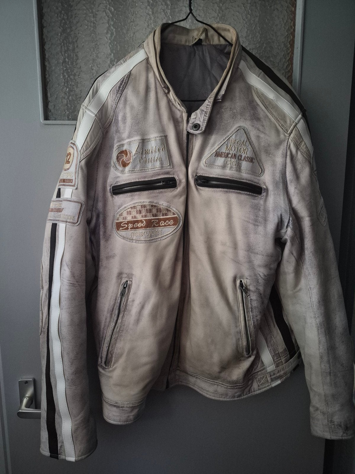 echte zacht leren racejacket. xxl weinig gedragen, Ophalen, Zo goed als nieuw, Overige maten, Zwart