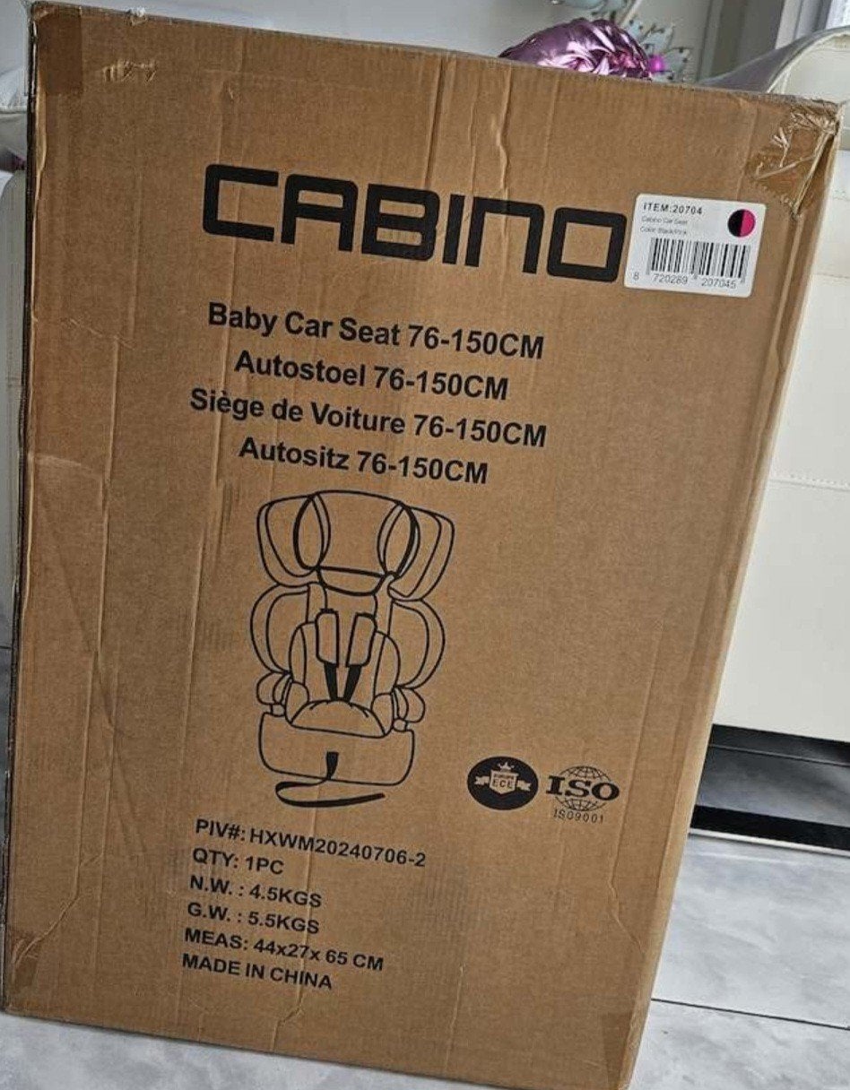 Cabino Autostoel 76-150CM - Nieuw in doos, Autogordel, 15 t/m 36 kg, Nieuw, Ophalen