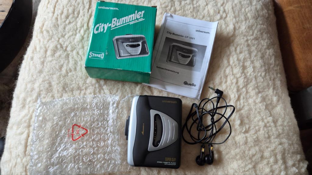 Universum Citybummler CP-1081 Walkman Retro quelle, Ophalen of Verzenden, Walkman