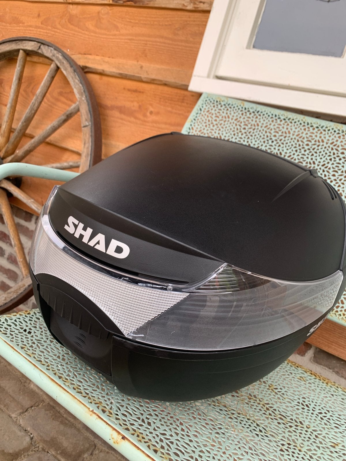 Shad topkoffer/scooterkoffer - Zwart, Ophalen, Gebruikt
