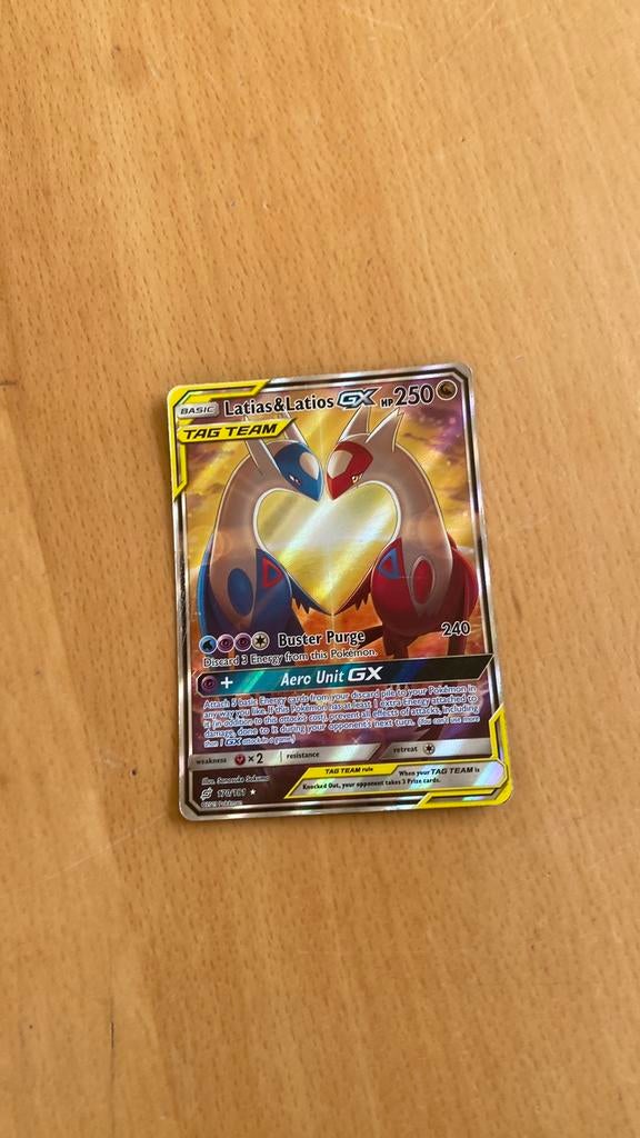 Latias & Latios GX tag team 170/181, Ophalen of Verzenden, Zo goed als nieuw