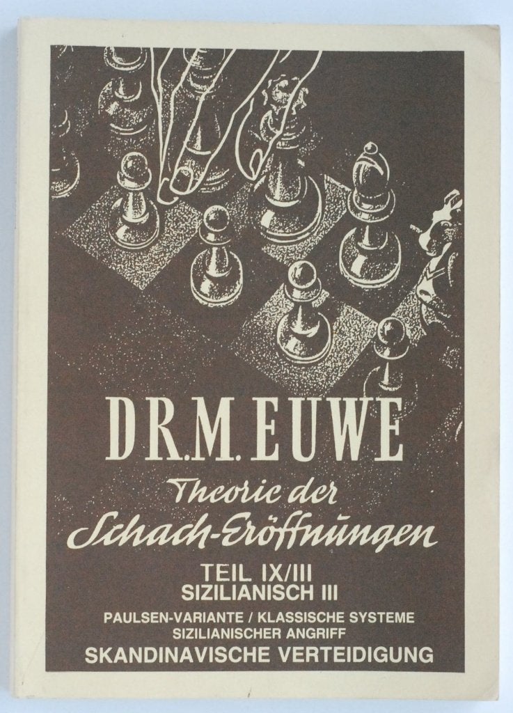 Dr. M Euwe - Theorie der Schach-Eröffnungen Duits Schaakboek, Non-fictie, Verzenden, Zo goed als nieuw, Dr. M. Euwe