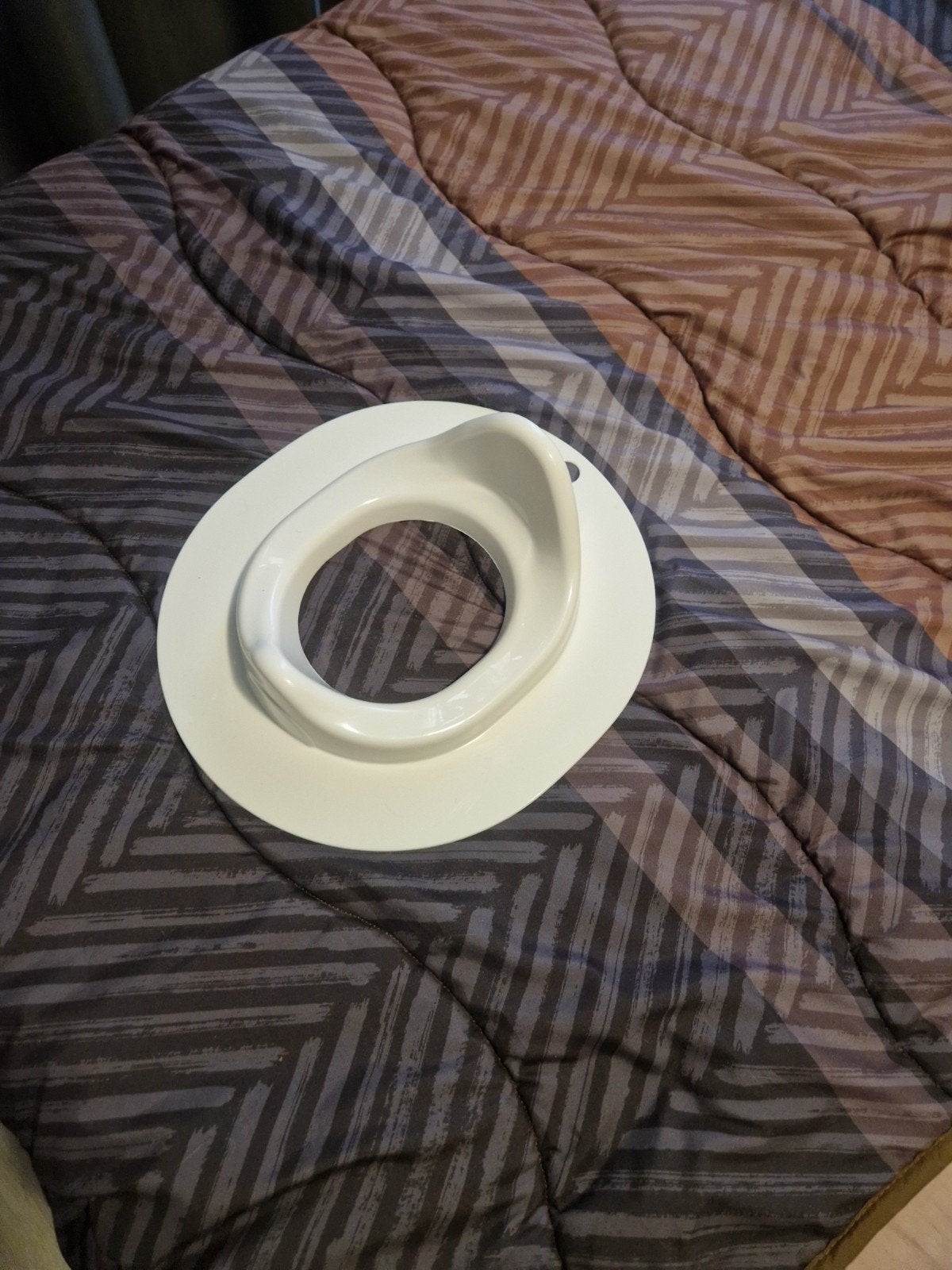 Witte toiletverkleiner voor kinderen, Ophalen