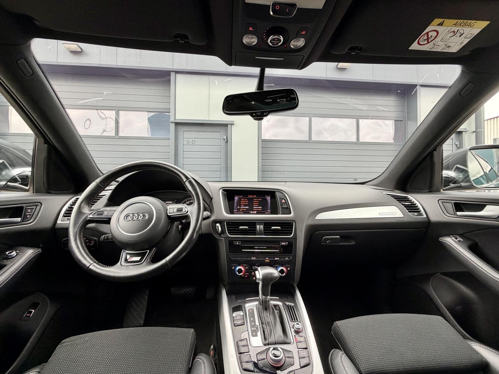 Audi Q5 2.0 TFSI 230pk quattro | S LINE | Automaat | Trekhaa, Auto's, Xenon verlichting, Gebruikt, 4 cilinders, Leder en Stof