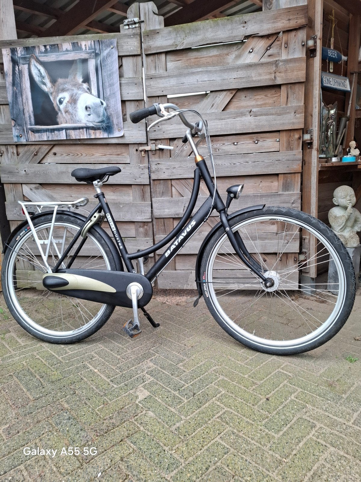 Batavus blokbuster  Damesfiets  van alluminium, Ophalen, Terugtraprem, Versnellingen, Batavus