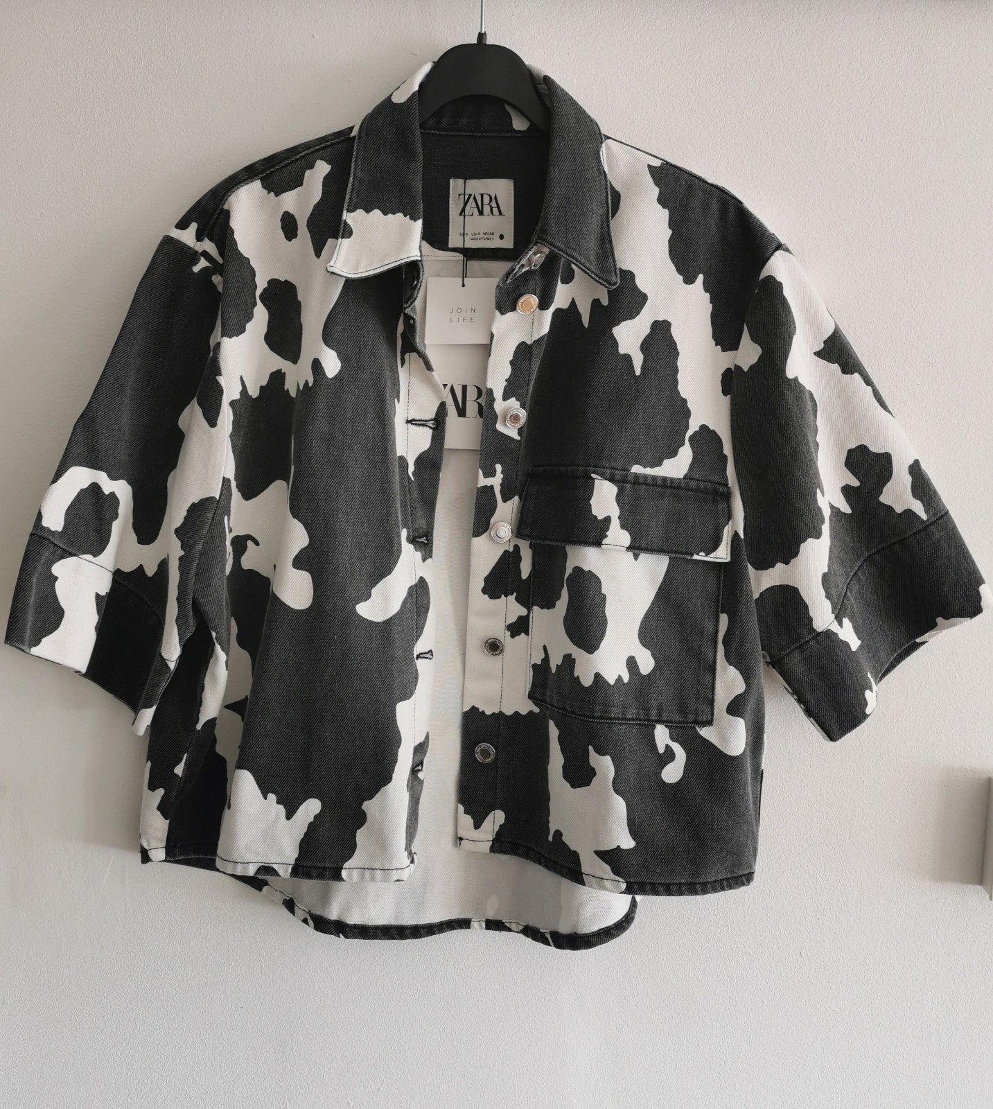 ZARA spijkerjasje mt. S/M, Overige kleuren, Verzenden, Zara, Nieuw