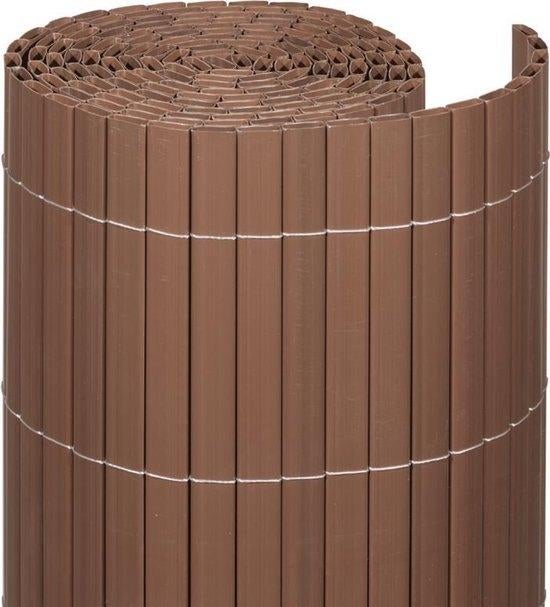 Videx Balkonscherm PVC Walnoot 90x300 cm, Kunststof, Zo goed als nieuw, 200 cm of meer, Videx
